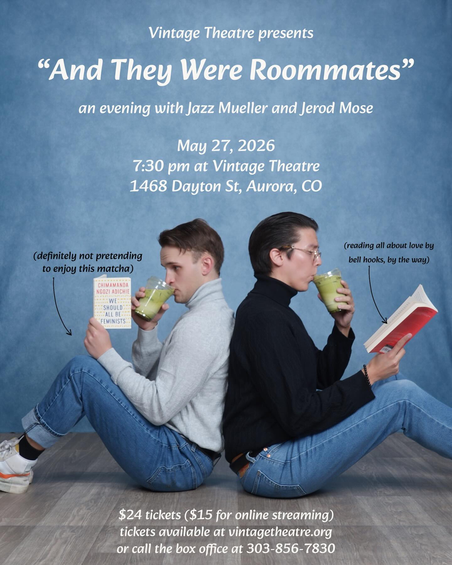 And They Were Roommates: An Evening with Jazz Mueller and Jerod Mose