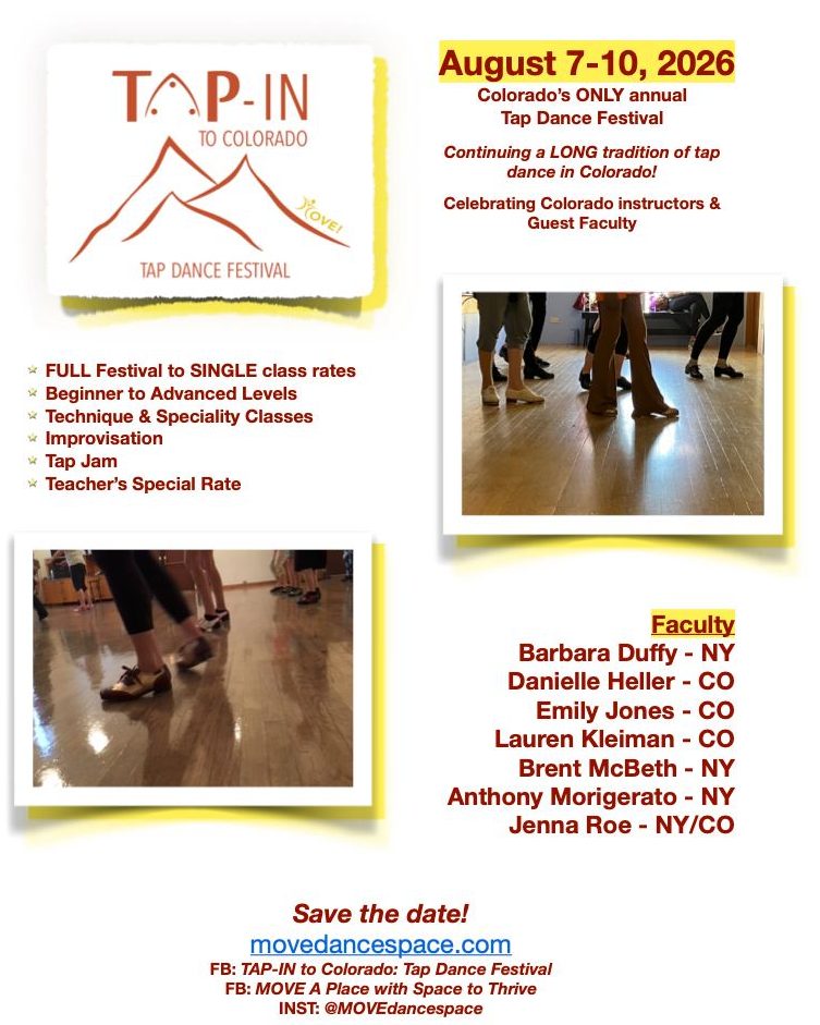 TAP-IN to Colorado Tap Dance Festival 2026