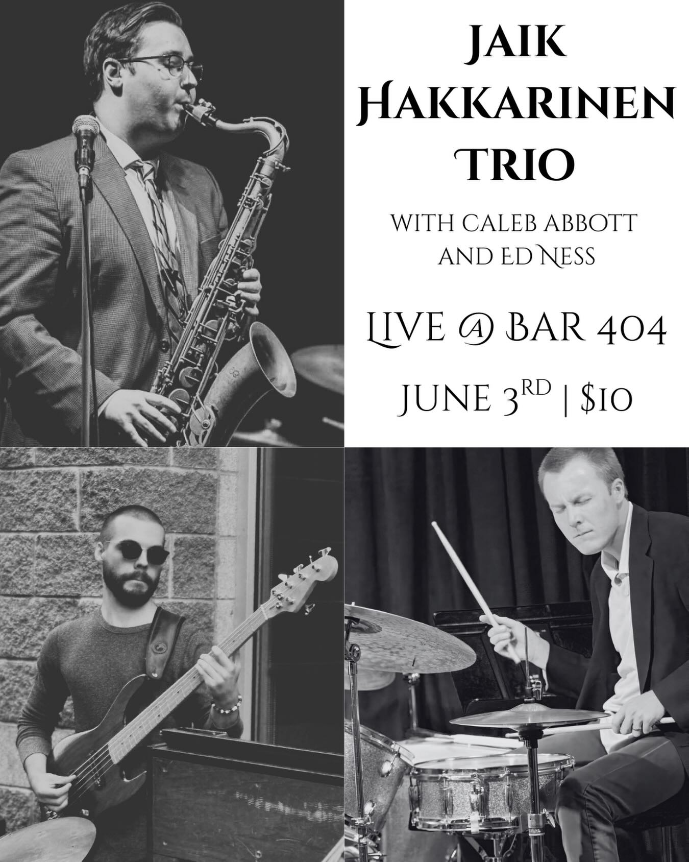Jaik Hakkarinen Trio at Bar 404