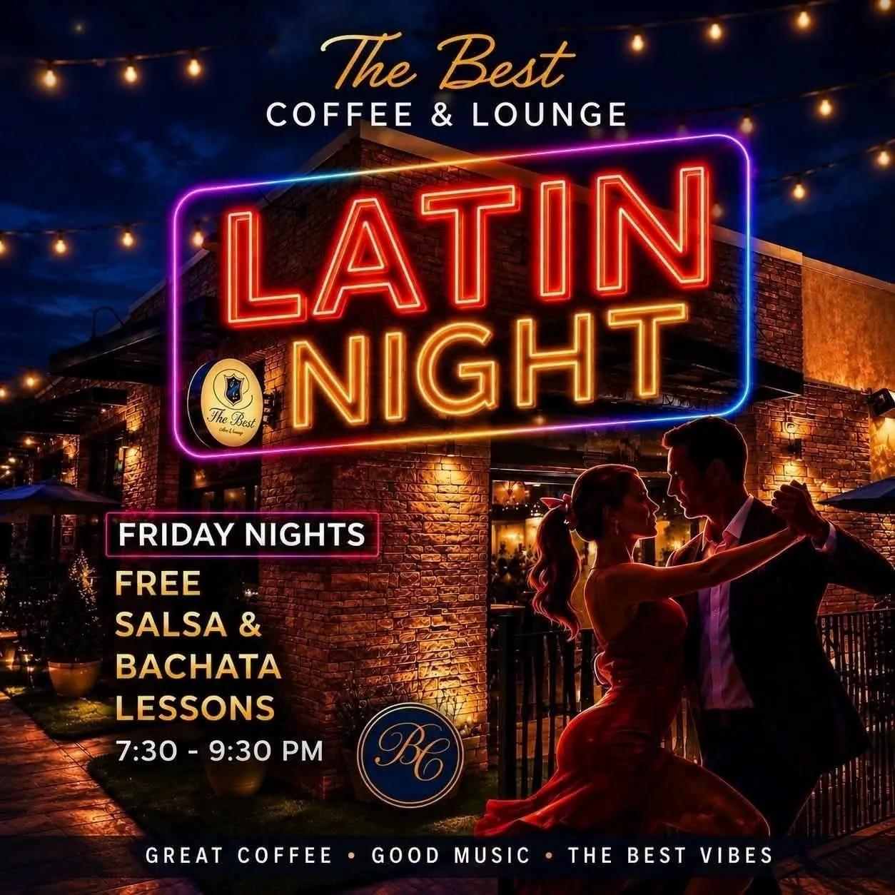 Latin Night: Free Salsa & Bachata Lessons at The Best Coffee & Lounge