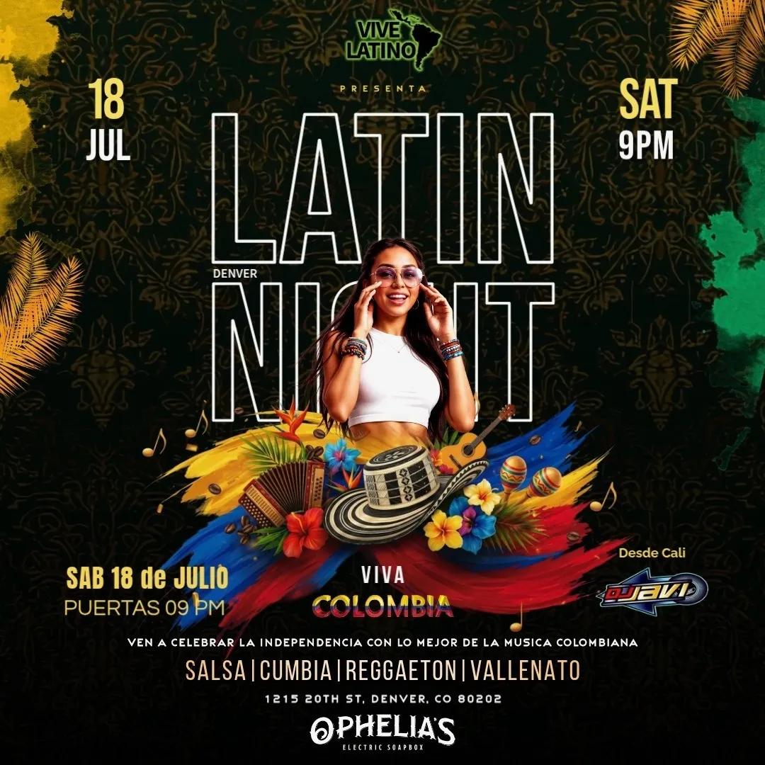 Latin Night Denver: Viva Colombia with DJ Javi
