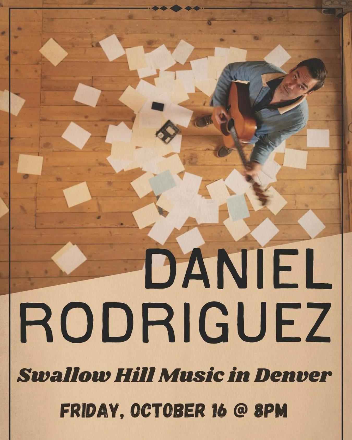 Daniel Rodriguez with Emma Rose at Daniels Hall at Swallow Hill Music