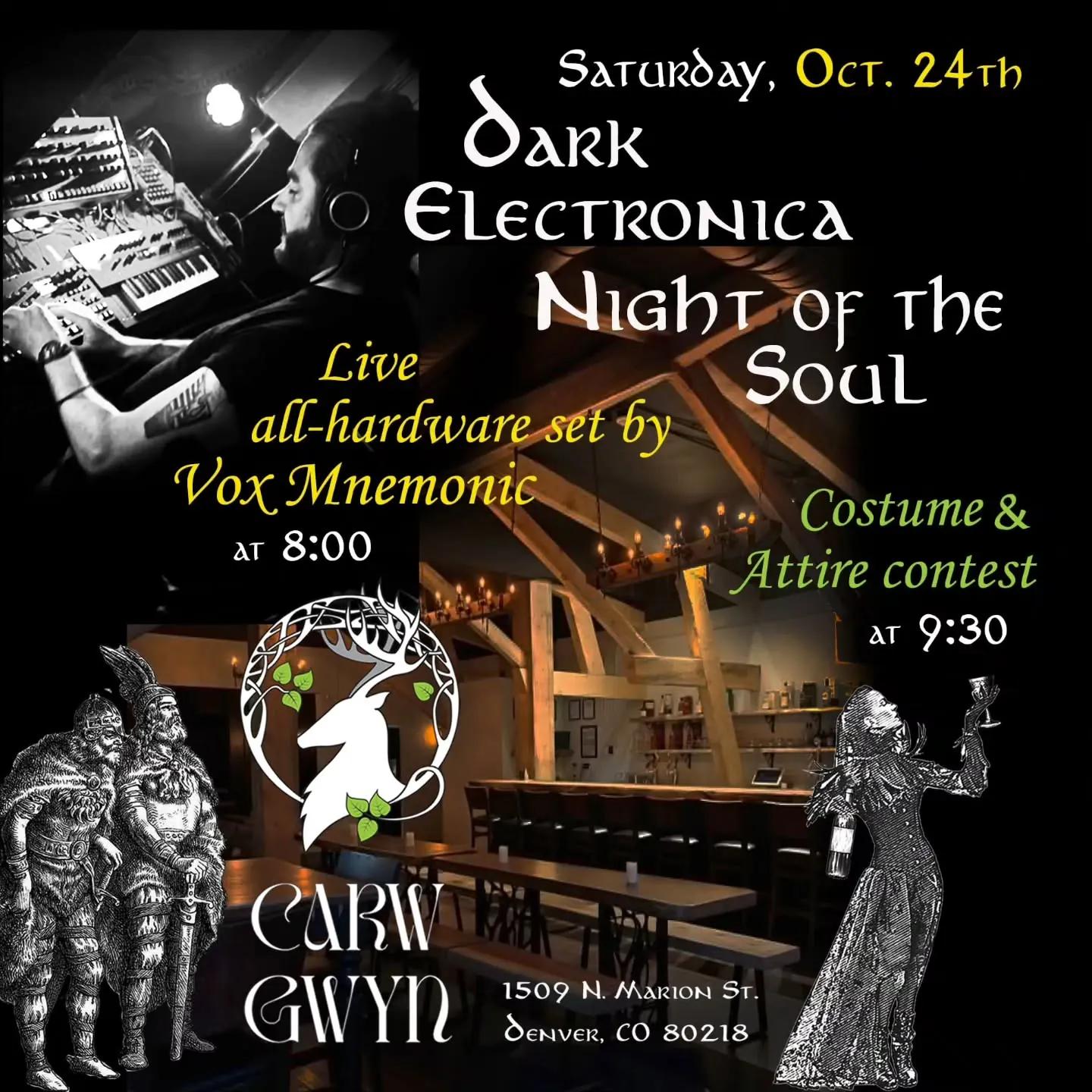 Vox Mnemonic, playing Carw Gwyn, Oct 24