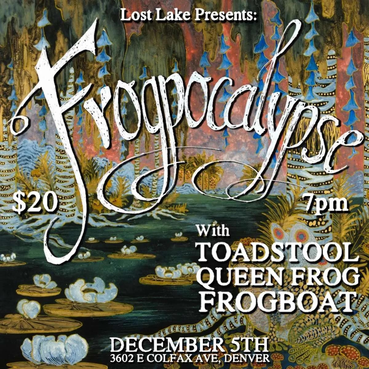 ToadStool w/ Queen Frog + Frog Boat at Lost Lake, Denver