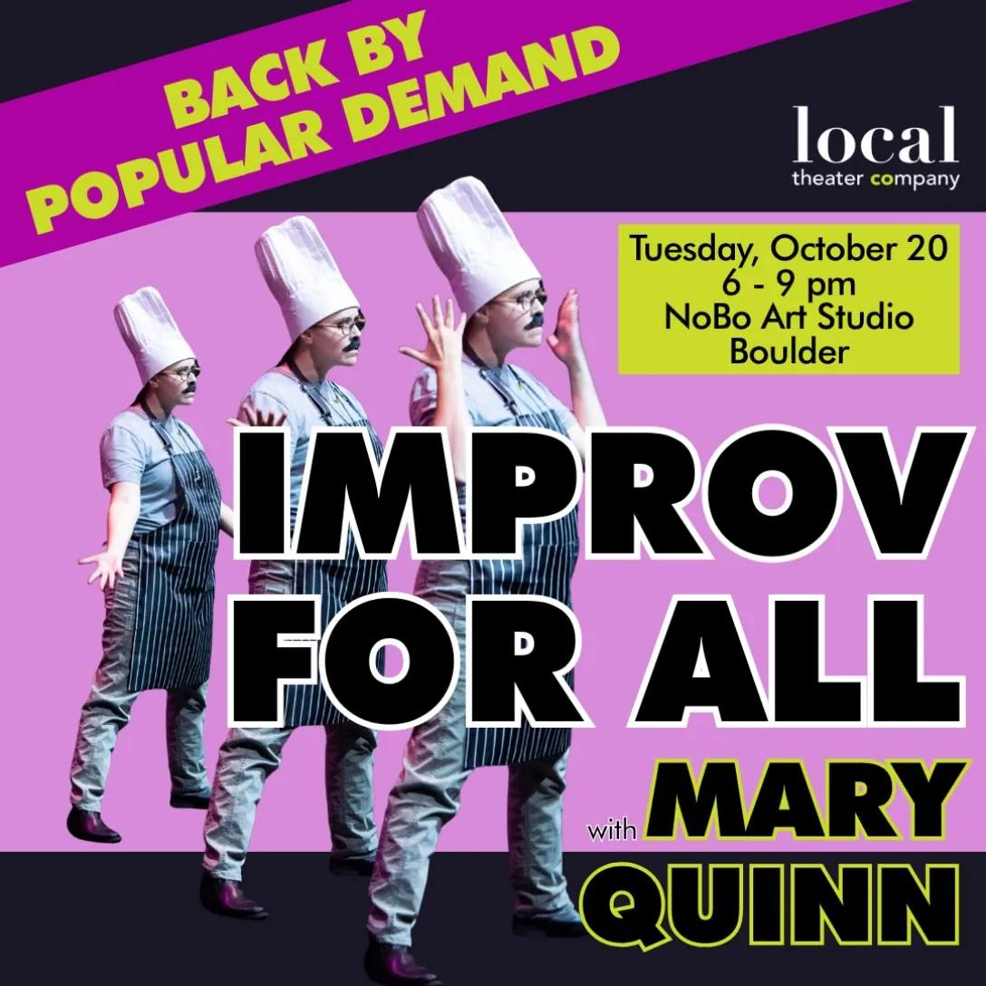 Local Theater Company, playing NoBo Art Studio, Oct 20