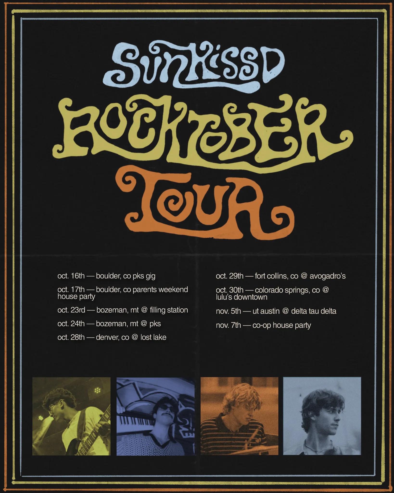 Sunkissd, playing Lost Lake, Oct 28