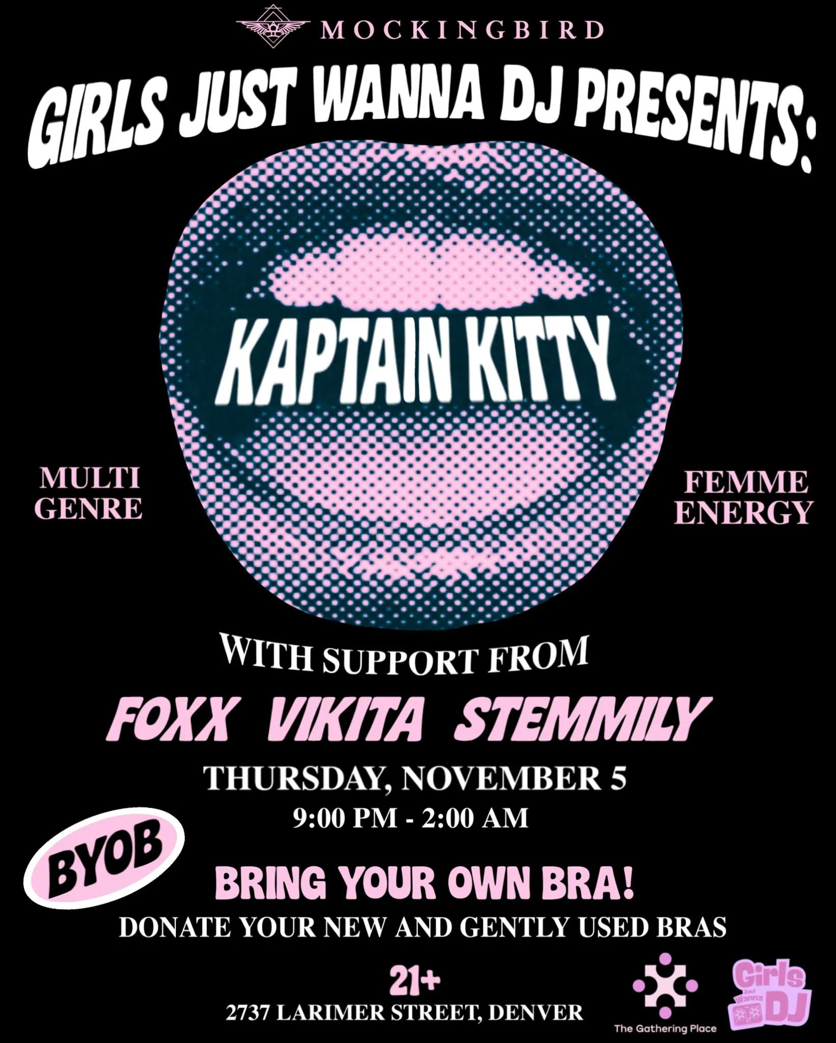 Kaptain Kitty, playing Mockingbird, Nov 5
