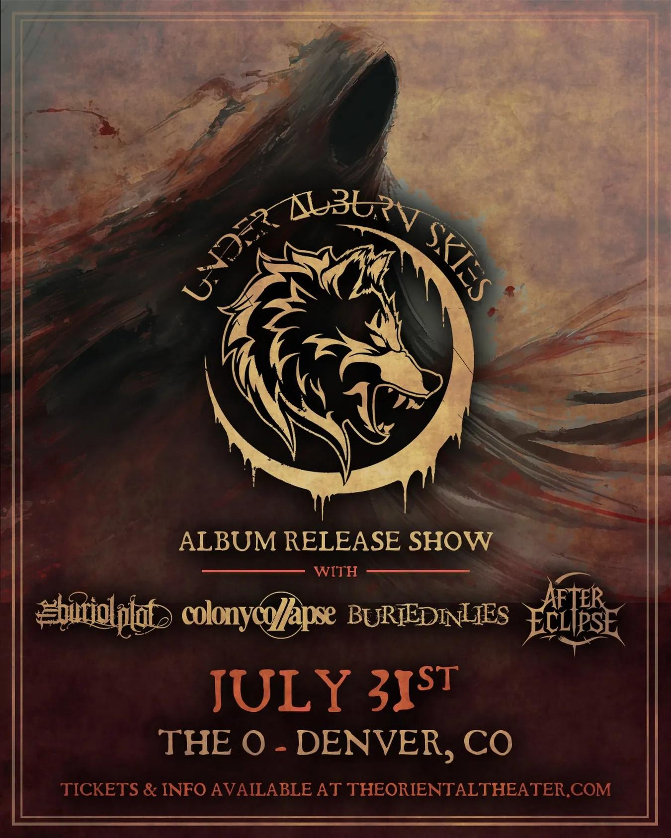 Under Auburn Skies Album Release Show at The Oriental Theater