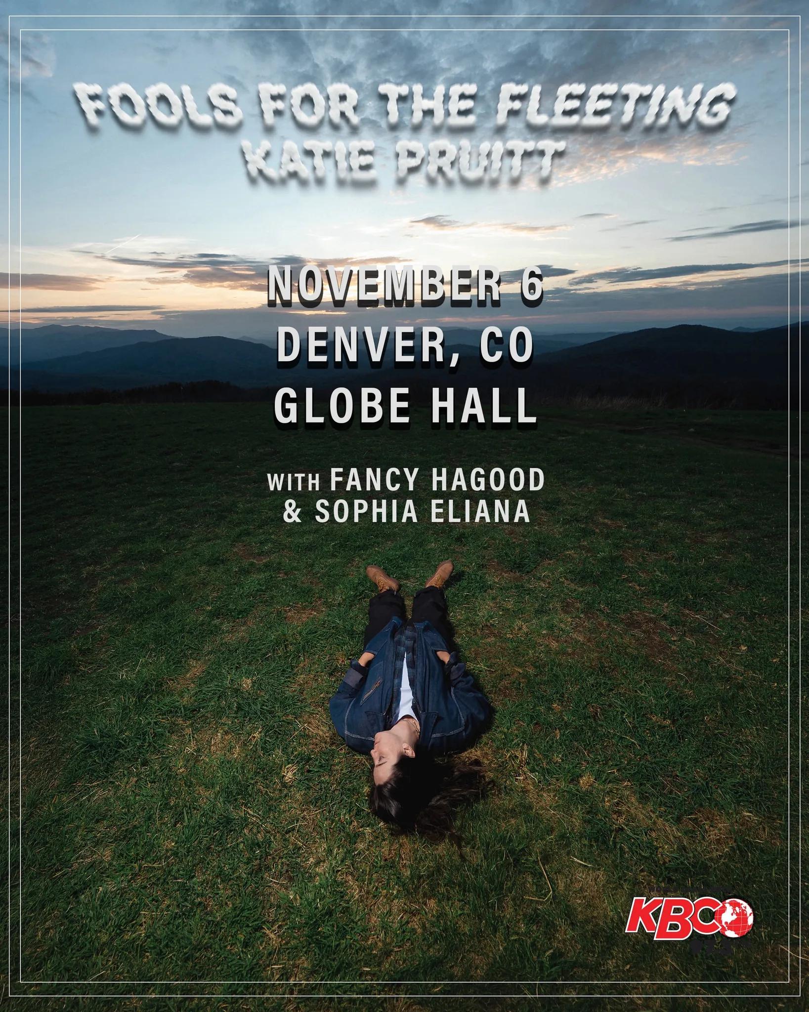 Sophia Eliana, playing Globe Hall, Nov 6