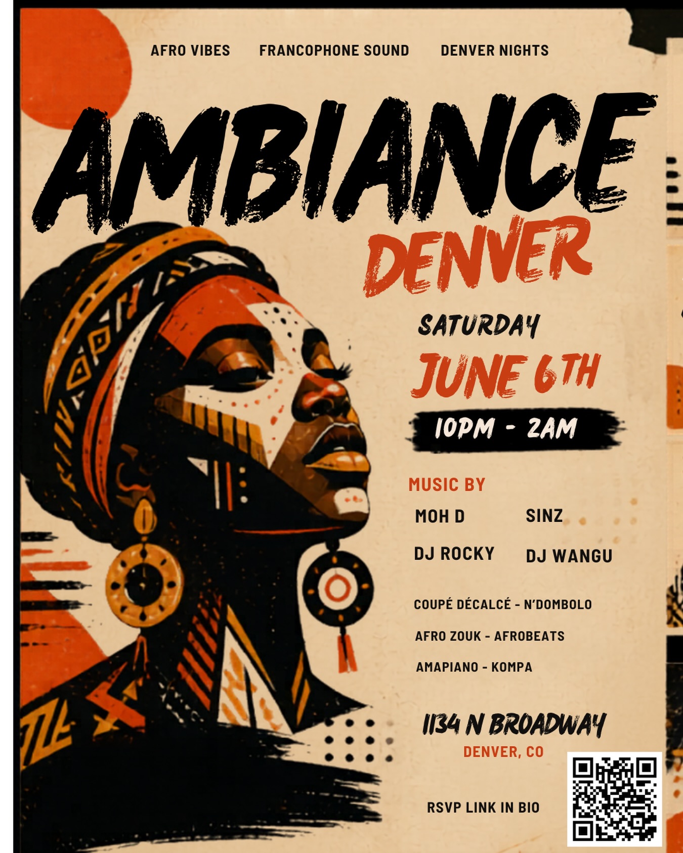 Ambiance Denver: Francophone Night at The Playhouse