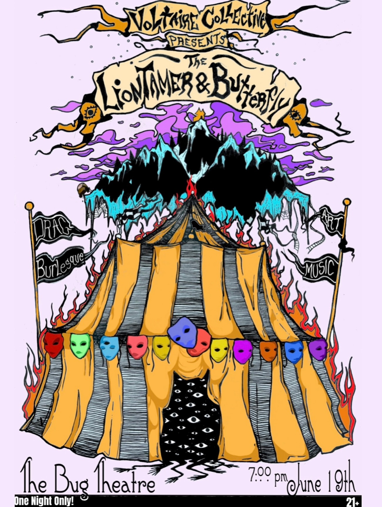 The Lion Tamer & The Butterfly by Voltaire Collective