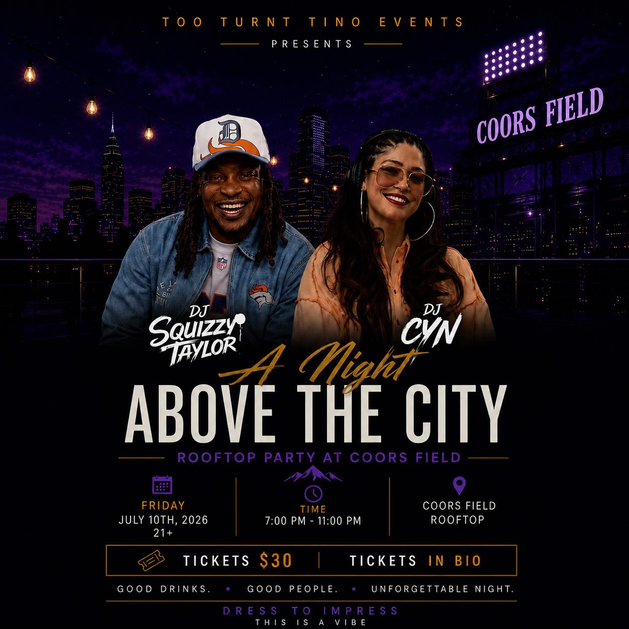 A Night Above the City: Rooftop Party at Coors Field