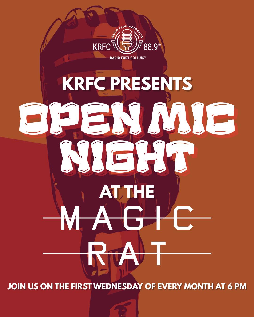 KRFC Open Mic Night at Magic Rat